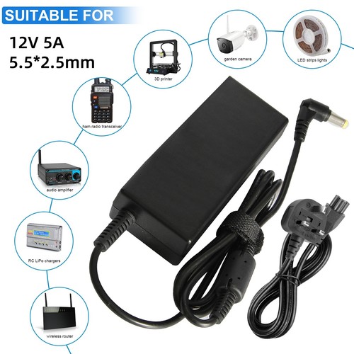 Converter adapter 12v - ac, 5a