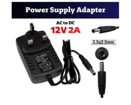 12v uk plug power - 2a,