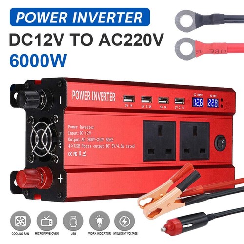12v 220v 240v 6000w - dc, ac