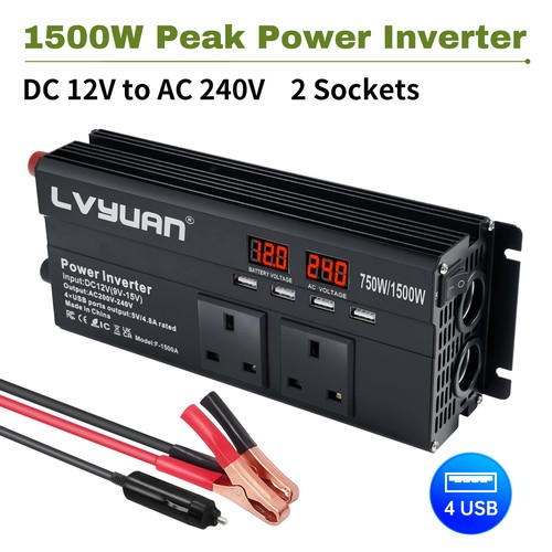 750w 1500w car converter power - 750w,